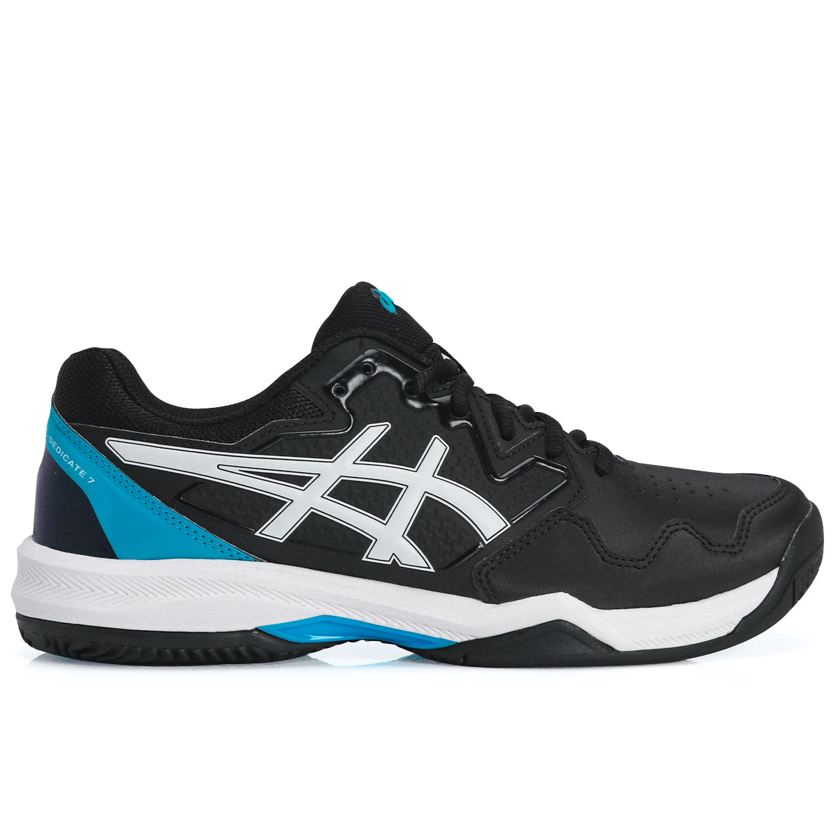 Tênis Asics Gel Dedicate 7 Clay Preto e Azul 