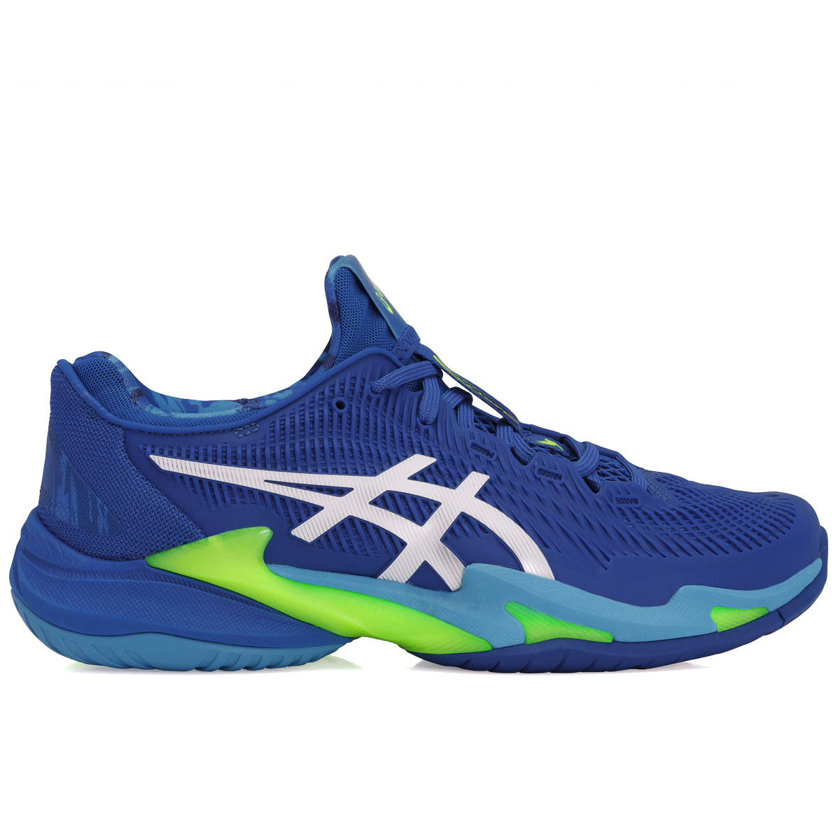 Asics azul e outlet verde