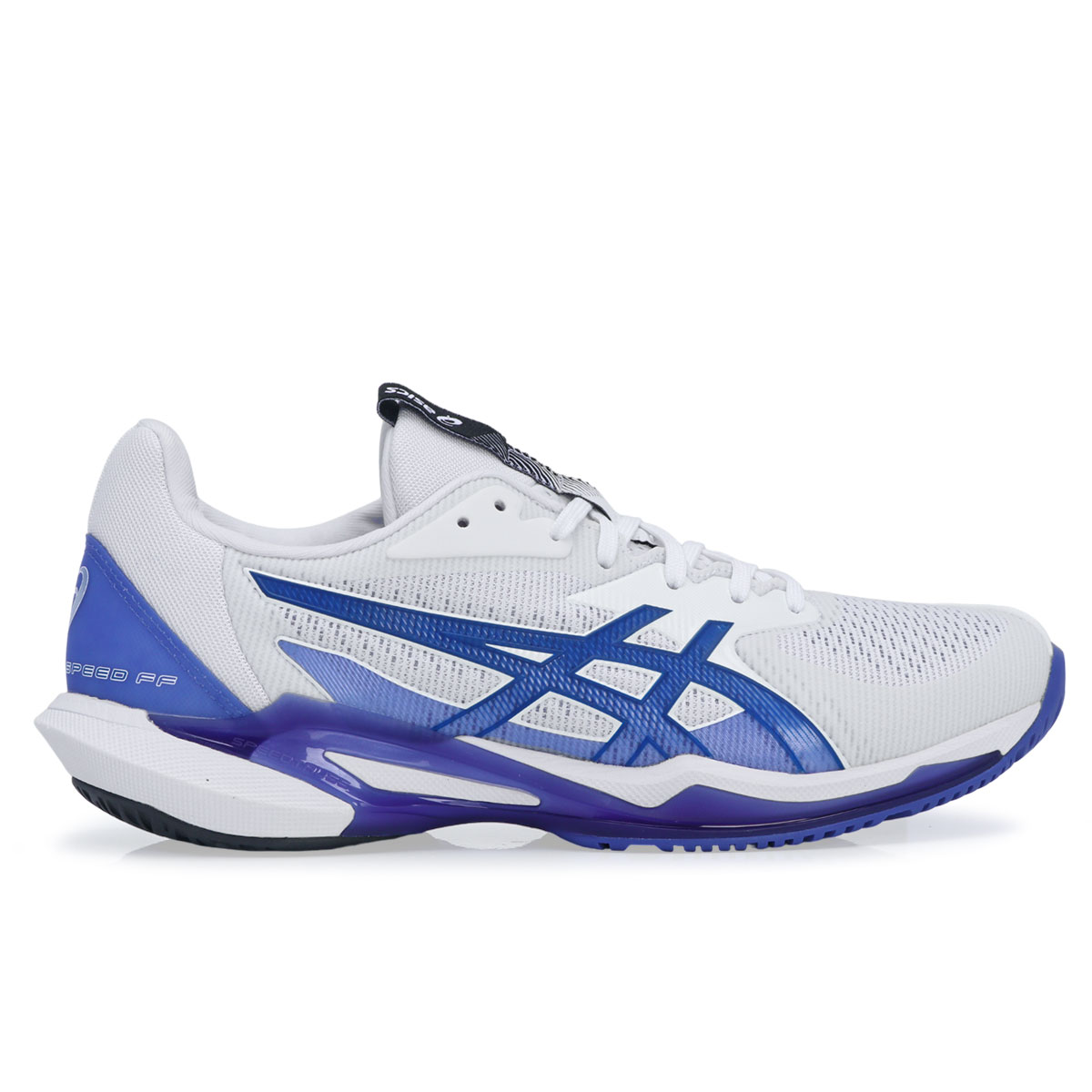 Tenis Asics Solution Speed FF 3 Branco Limao e Azul ProSpin .br