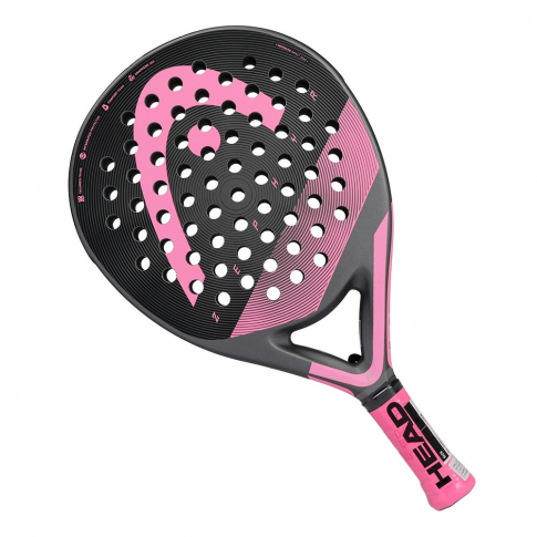 Raquete de Padel Head 360 Zephir Pro Cinza e Rosa