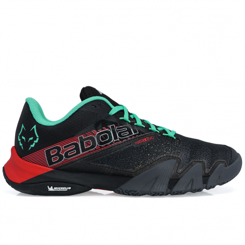 T nis Babolat Padel Jet Premura 2 Lebron Preto e Vermelho