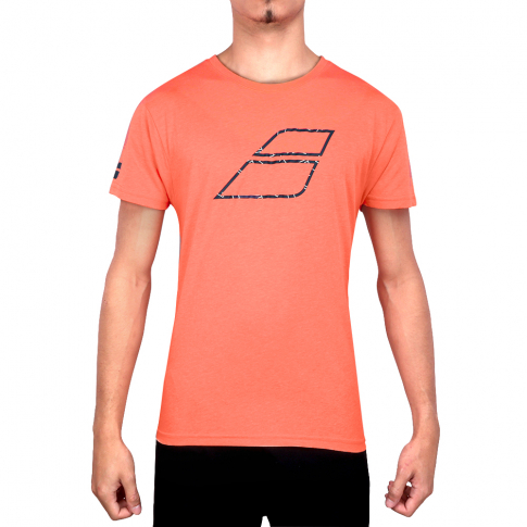 Camiseta Babolat Exercise Big Flag Tee Laranja ProSpin .br