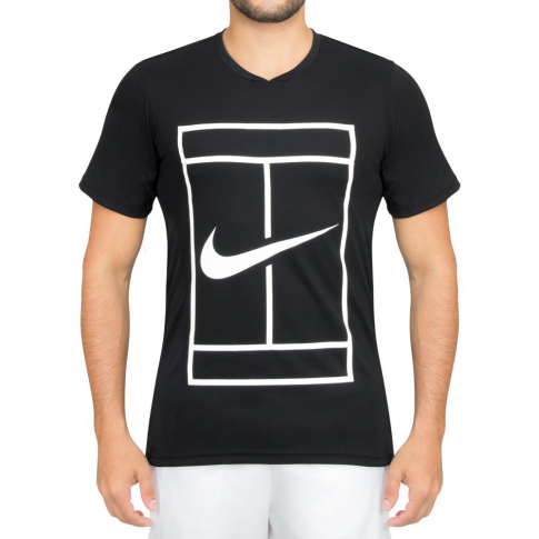 camiseta nike court logo