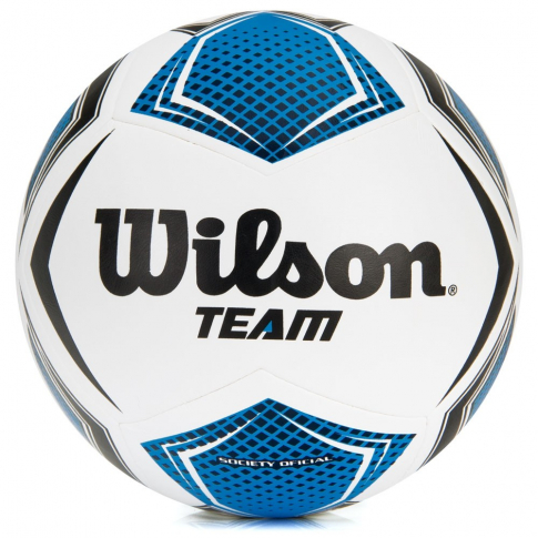 Bola de Futebol de Campo Wilson Team SB Branca e Amarela - ProSpin