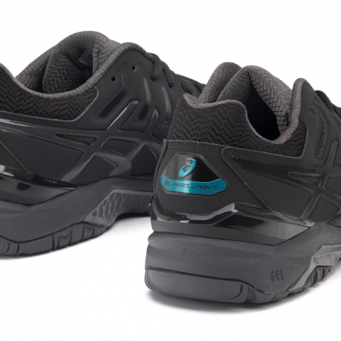 tênis asics gel resolution 7 clay preto