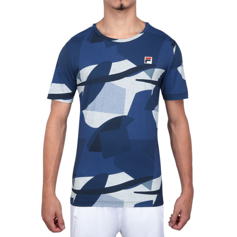 Camiseta Esportiva com Estampa 10 Futebol Americano Azul