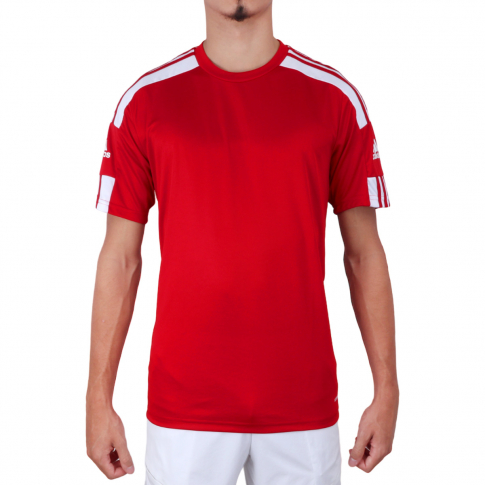 Camisa adidas best sale vermelha e branca