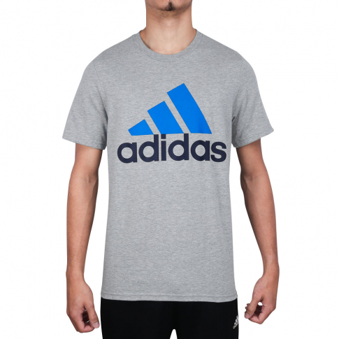 Adidas grey t shirt hot sale