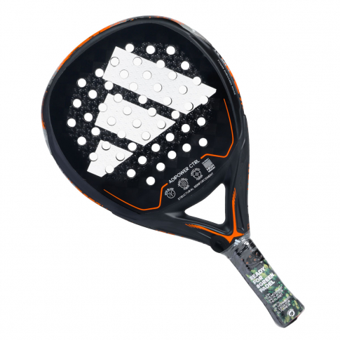 Raquete de Padel Adidas Adipower CTRL 3.2 Preta e Laranja ProSpin .br