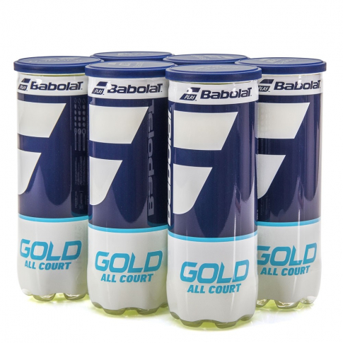 Bola de T nis Babolat Gold All Court Pack com 6 Tubos ProSpin .br