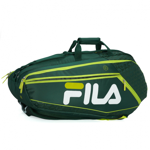 Raqueteira Fila Champion X6 Verde Floresta e Limão - ProSpin
