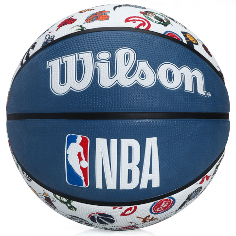 Bola de Basquete Wilson NBA All Team Tam 7 Vermelha Branca e Azul