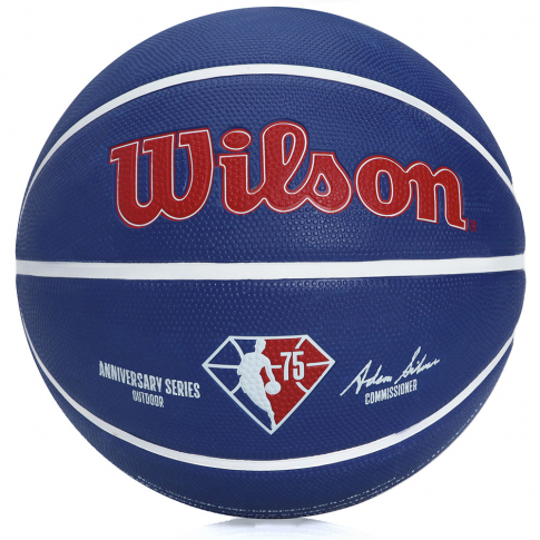 Bola de Basquete Wilson Game Breaker Azul Vermelho Branco - FIRST
