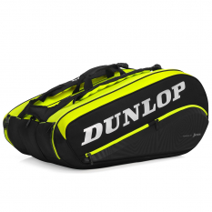 Raqueteira Dunlop SX Performance Thermo X8 Preta e Amarela