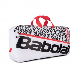 Bolsa Raqueteira Babolat Duffel M Pure Strike Branca Preta e Coral