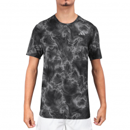 Camiseta Adidas Allover Print Tee - Bege/Preto