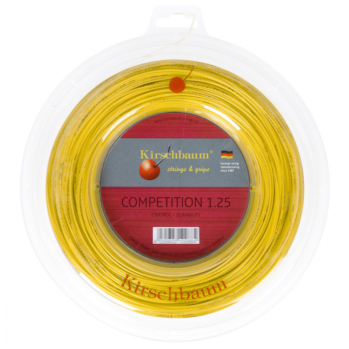 Voile クランポン115mm Corda Kirschbaum Competition 17L 1.25mm Rolo com 200 Metros