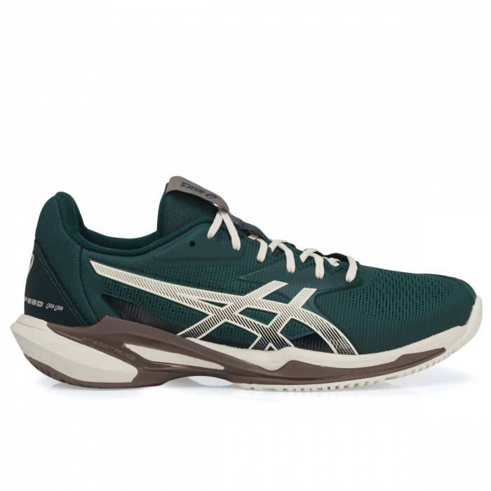 asics Solution Speed FF 　25cm Tênis Asics Gel Solution Speed FF Clay Turquesa e Branco