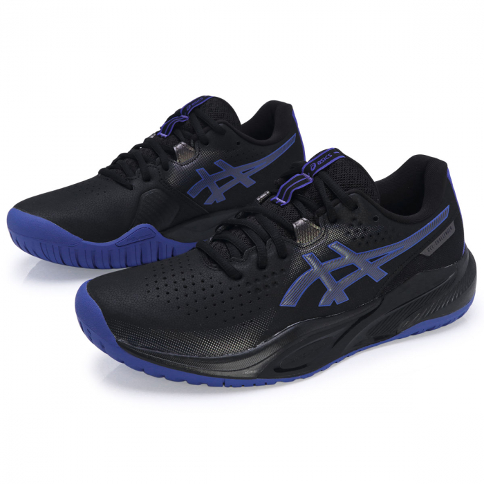 asics GEL-CHALLENGER 15 INDOOR 26.5㎝ Tênis Asics Gel Challenger 15 - Clay - Saibro - Preto e Azul