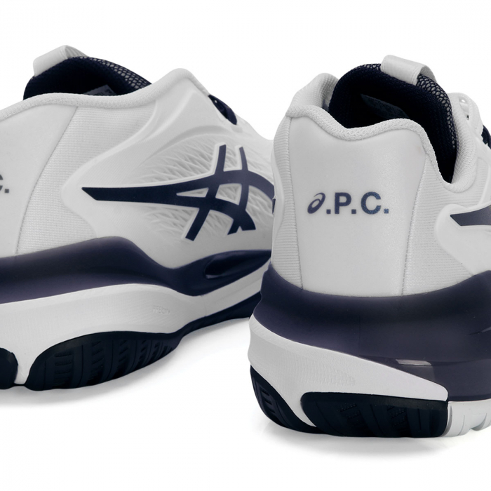 Tênis Asics Gel Resolution X x A.P.C. - All Court - Branco e