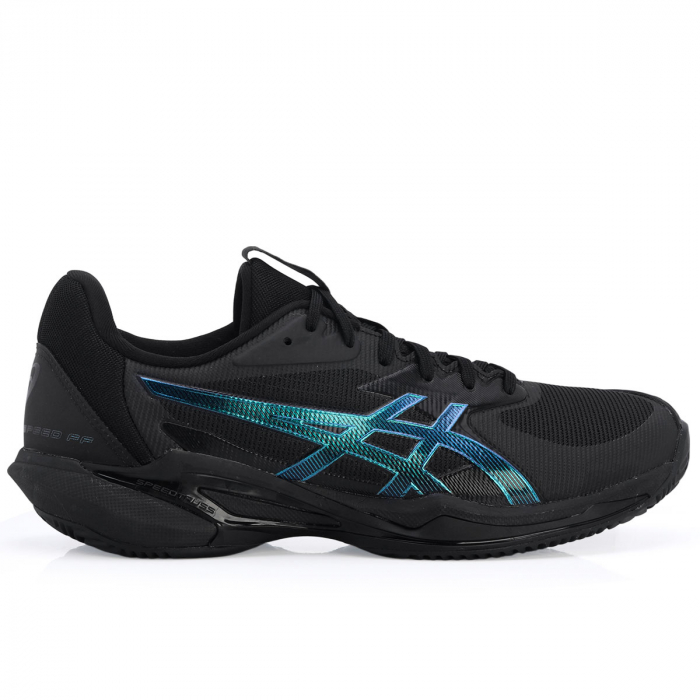 Tênis Asics Solution Speed FF 3 - Clay Saibro - Night Preto e Azul