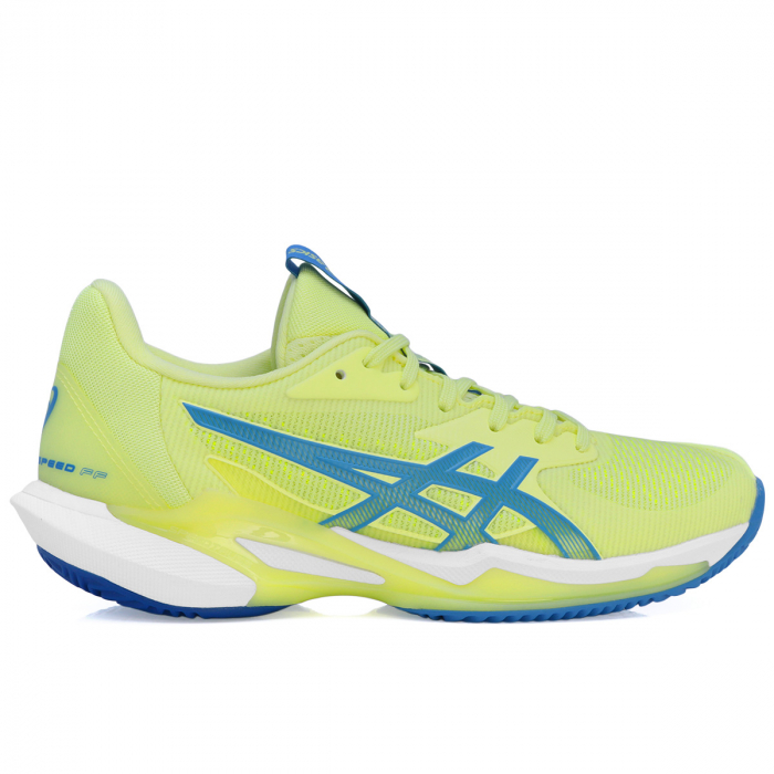asics Solution Speed FF 　25cm Tênis Asics Gel Solution Speed FF Clay Turquesa e Branco