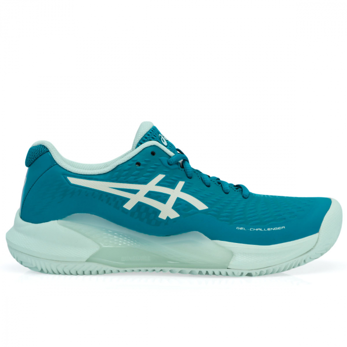 Tênis Asics Gel Challenger 14 - Clay - Saibro - Azul e Verde Claro