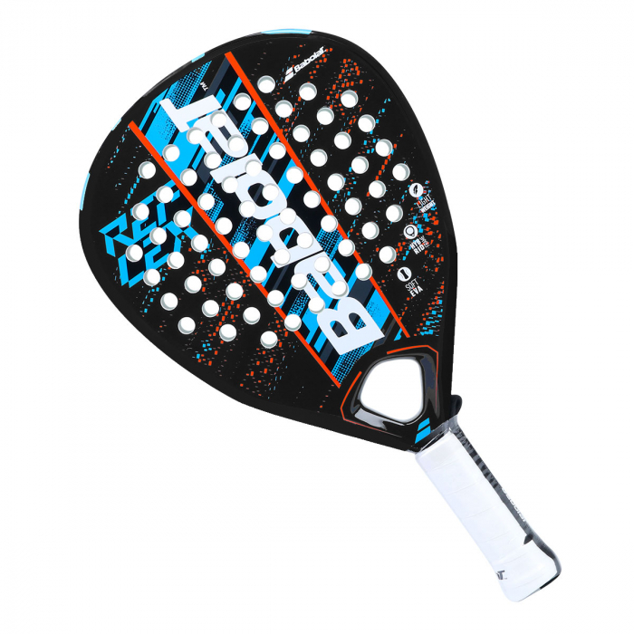 Raquete de Padel Babolat Reflex Preta e Azul - ProSpin.com.br