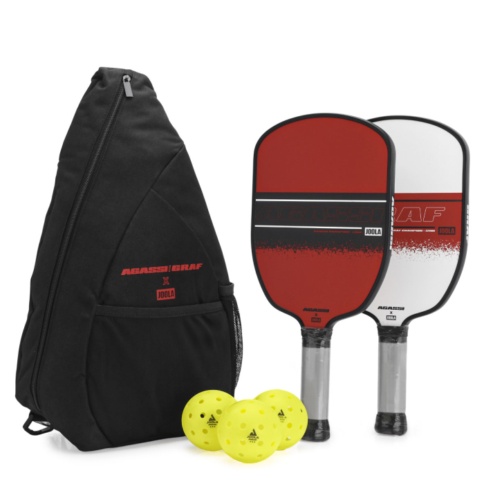 Kit Prospim Kit Pickleball Joola Agassi/Graf Champion Set - Com 2 Raquetes e 3 ...