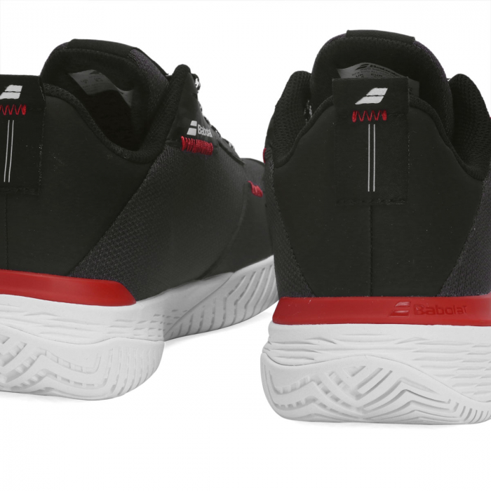 Tênis Babolat SFX EVO - All Court - Preto e Vermelho - ProSpin.com.br