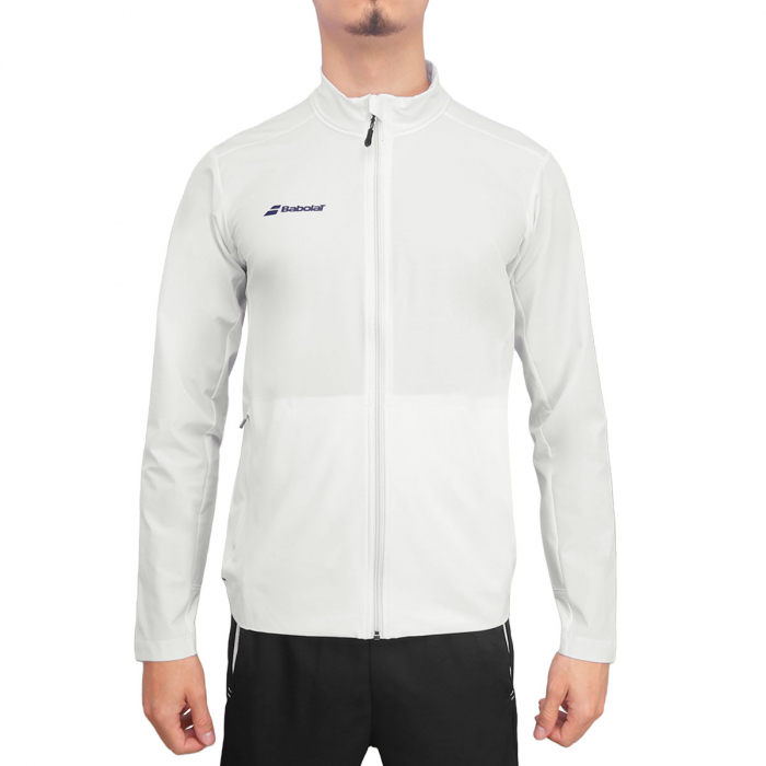 ウェア BABOLAT Play Jacket White Babolat Play Women's Tennis Jacket - White
