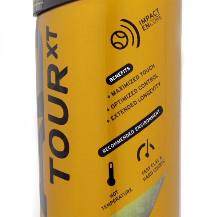 ヘッド TOUR XT HEAD Bola de tênis Rubber Tour Xt Tournament Grade