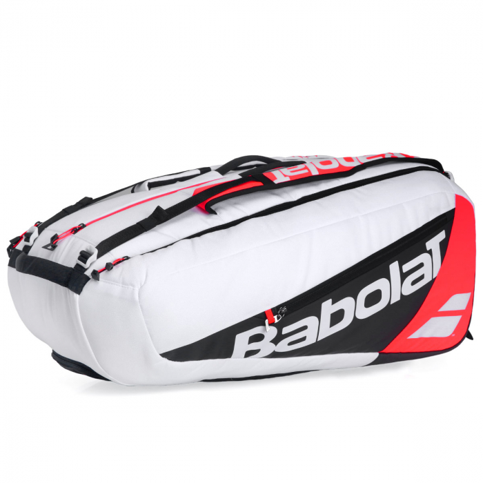 Raqueteira Babolat Pure Strike X12 2024 Branco e Vermelha