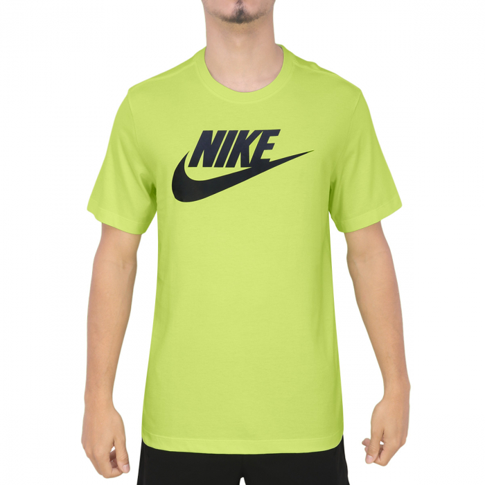 Camiseta Nike Sportswear Tee Icon Futura Verde Limão e Preta