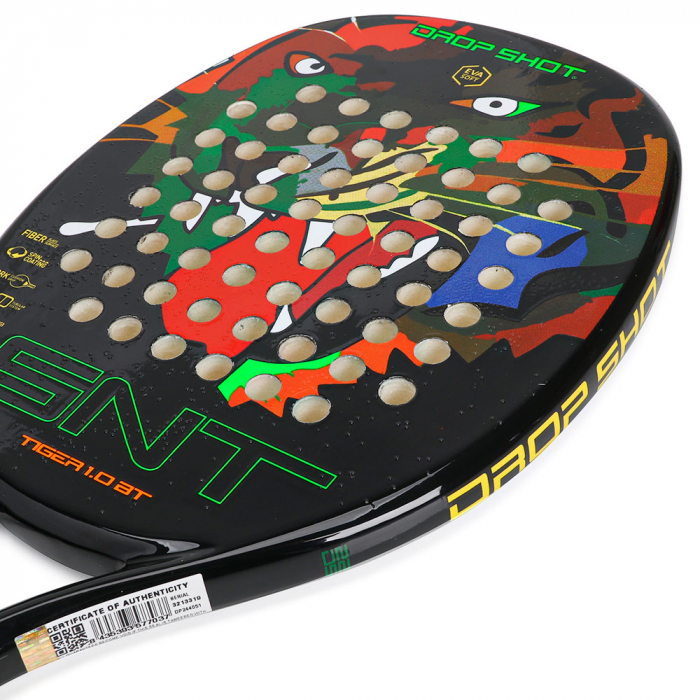 Drop Shot SNT Tiger 10 BT ラケット Raquete de Beach Tennis Drop Shot Tiger - ProSpin.com.br