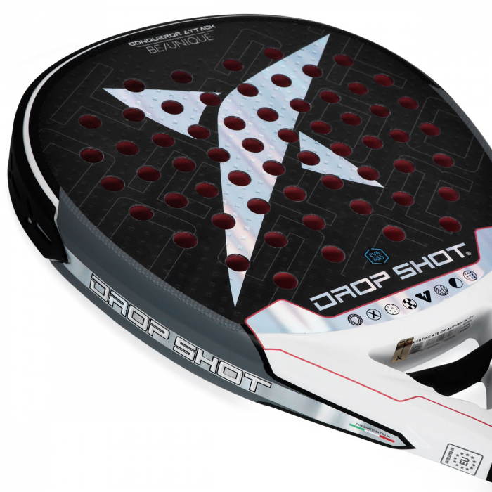 Raquete de Padel Drop Shot Conqueror Attack - PróSpin.com.br