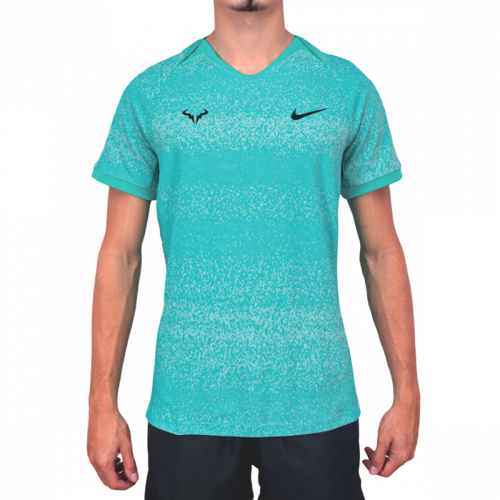 Camiseta Nike Court Rafa DF ADV SS Top Azul - ProSpin.com.br