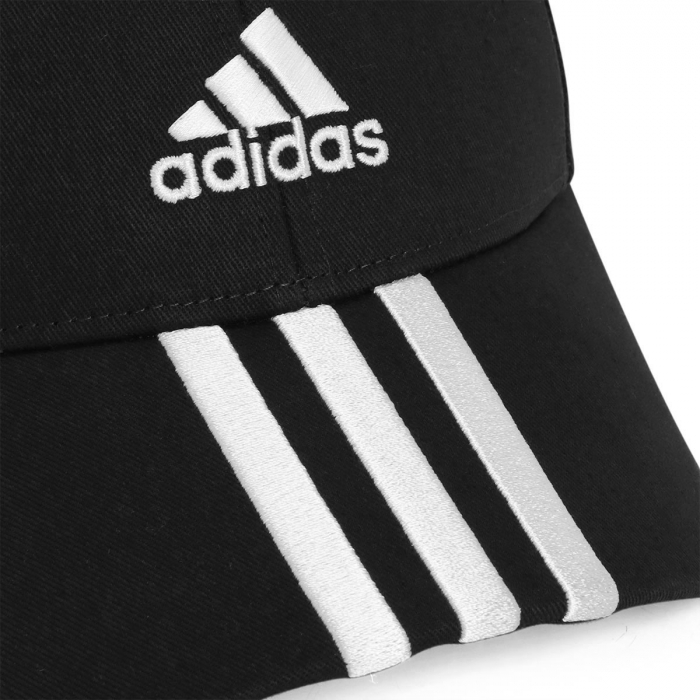 Boné Adidas Baseball 3S Preto e Branco - ProSpin.com.br