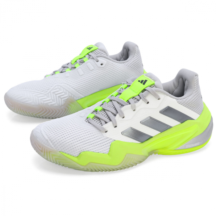 Tênis Adidas Barricade 13 - Clay - Branco Cinza E Limão - ProSpin