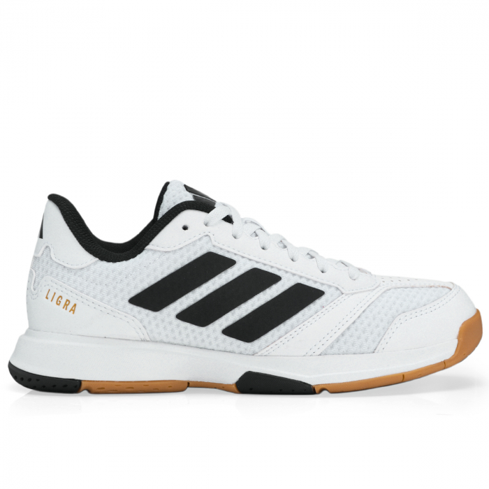 Tênis Adidas Ligra Indoor Branco e Preto
