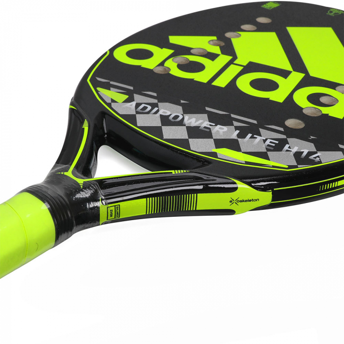Raquete de Beach Tennis Adidas Adipower Lite H14 Preta e Amarela