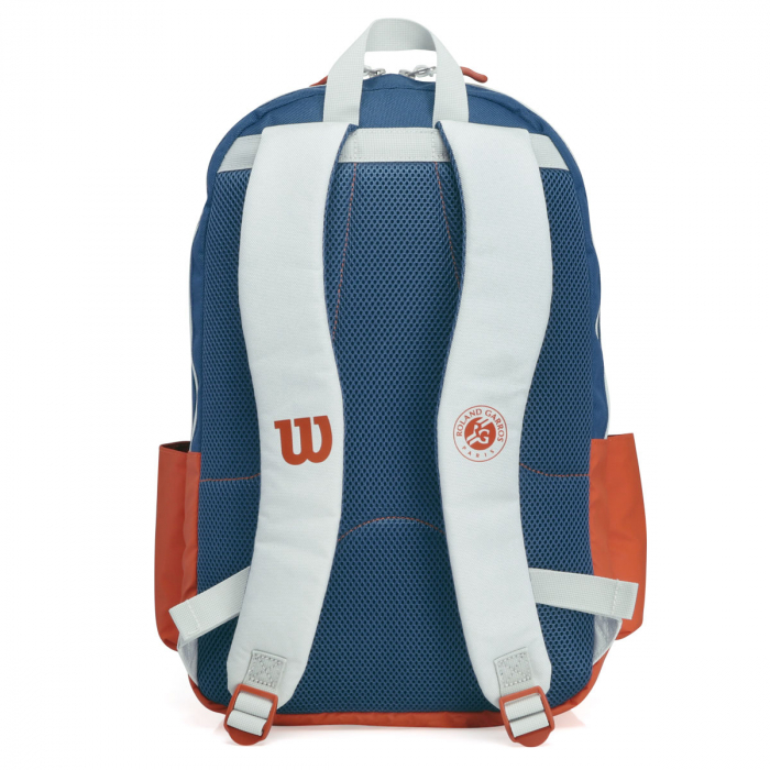 Mochila Wilson Team Roland Garros Creme Marrom e Azul