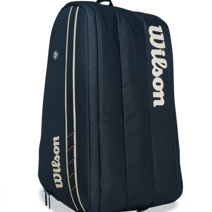 Raqueteira Wilson Roland Garros 15 Pk 2025 Marinho - ProSpin.com.br