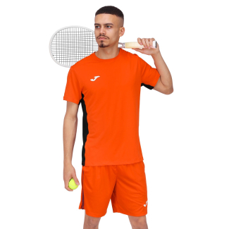 Camiseta Joma Challenge Laranja e Preto