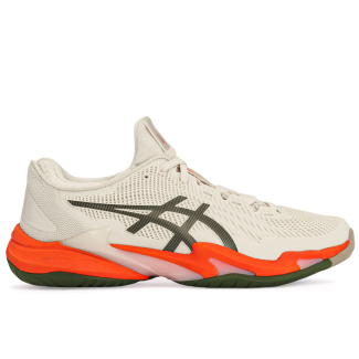 Tênis Asics Court FF 3 All Court - Bege Claro e Laranja