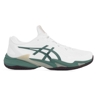 Tênis Asics Court FF 3 - Clay - Saibro - Branco e Verde