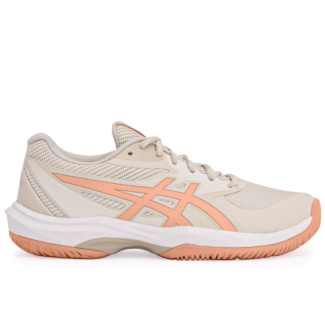 Tênis Asics Game FF All Court - Bege Claro e Salmão