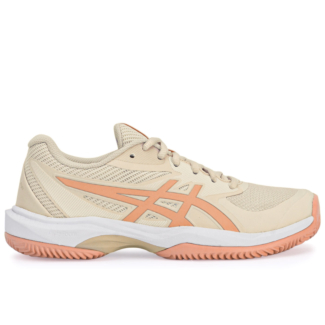 Tênis Asics Game FF - Clay - Saibro - Bege Claro e Salmão