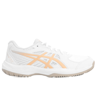 Tênis Asics Court Slide 4 - All Court - Branco e Salmão