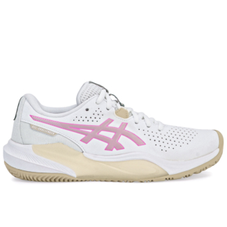 Tênis Asics Gel Challenger 15 Padel Branco e Rosa